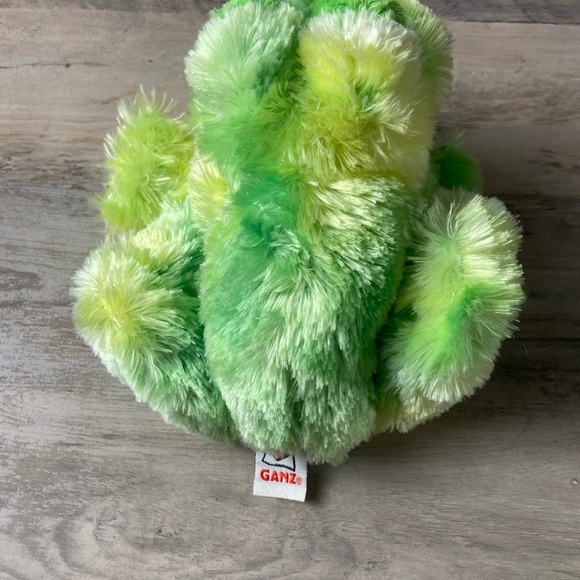 Green Tie Dye Frog GANZ Webkinz & Lil 'Kinz Animals without Code - Picture 7 of 8